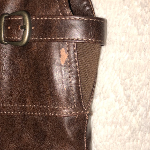 Brown knee-high boots - Picture 3 of 6